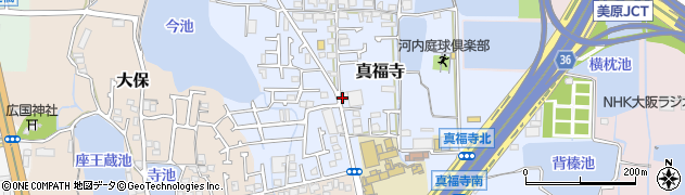 フタバ・クリーニング　真福寺店周辺の地図