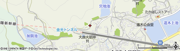 岡山県浅口市金光町占見新田1611-1周辺の地図