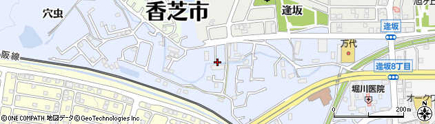 奈良県香芝市穴虫200周辺の地図