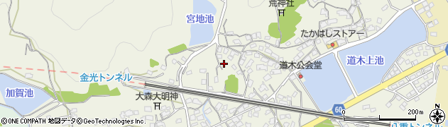 岡山県浅口市金光町占見新田2446周辺の地図