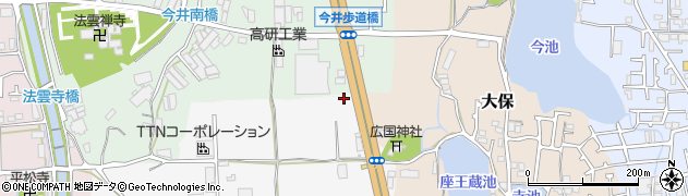 大阪府堺市美原区太井75周辺の地図