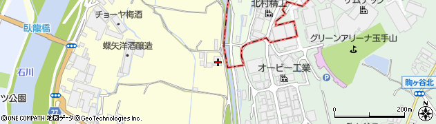 大阪府羽曳野市川向79周辺の地図