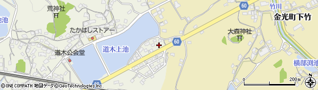 岡山県浅口市金光町占見新田3185周辺の地図