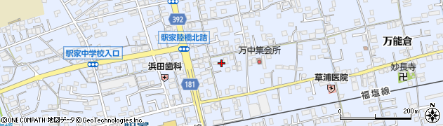 広島県福山市駅家町万能倉1319周辺の地図