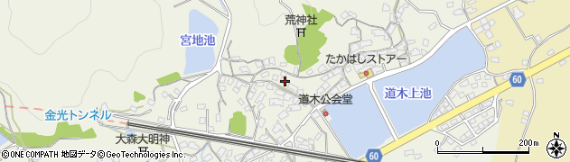 岡山県浅口市金光町占見新田2586周辺の地図