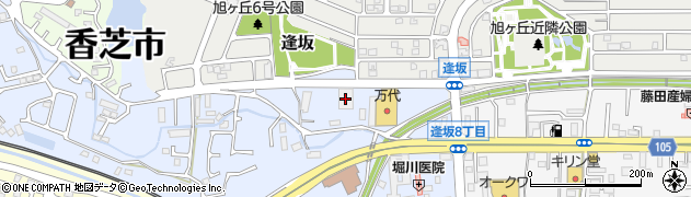 ココカラファイン香芝二上店周辺の地図