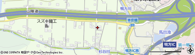 岡山県浅口市鴨方町本庄592周辺の地図