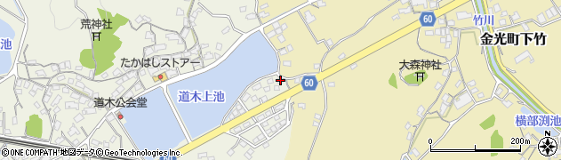 岡山県浅口市金光町占見新田3179周辺の地図