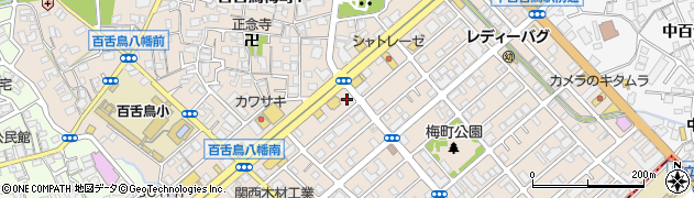 大阪府堺市北区百舌鳥梅町周辺の地図