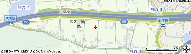 岡山県浅口市鴨方町本庄516-1周辺の地図