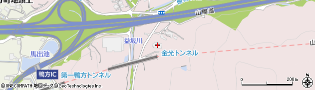 岡山県浅口市鴨方町益坂1250-3周辺の地図