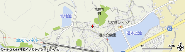 岡山県浅口市金光町占見新田2578周辺の地図