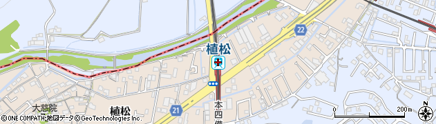 岡山県岡山市南区周辺の地図