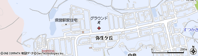 広島県福山市駅家町（弥生ケ丘）周辺の地図