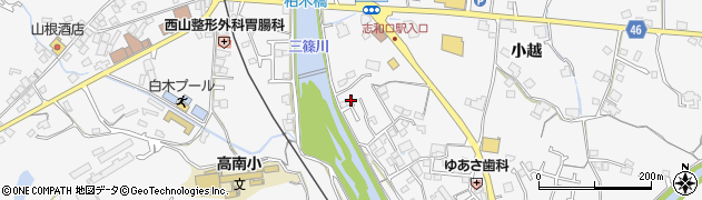 広島県広島市安佐北区白木町小越50周辺の地図