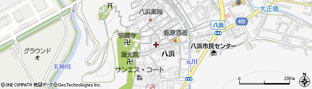 株式会社山田快進堂　八浜店周辺の地図