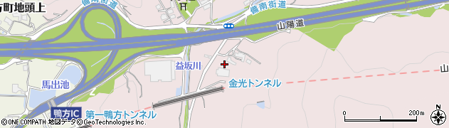 岡山県浅口市鴨方町益坂1222周辺の地図