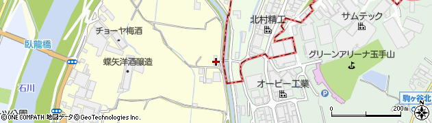 大阪府羽曳野市川向78周辺の地図