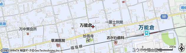 広島県福山市駅家町万能倉422周辺の地図