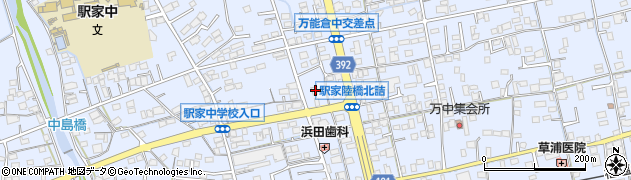 広島県福山市駅家町万能倉1387周辺の地図