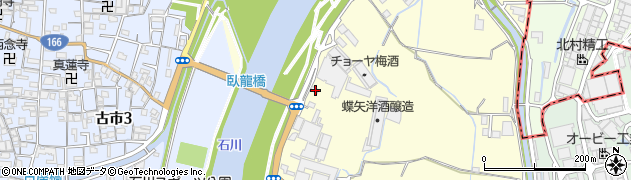 大阪府羽曳野市川向2064周辺の地図