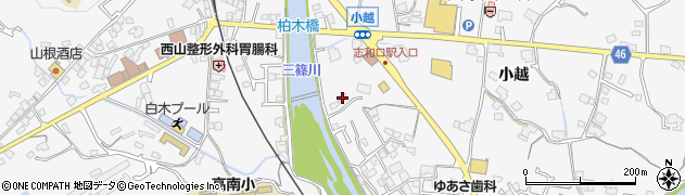 広島県広島市安佐北区白木町小越91周辺の地図