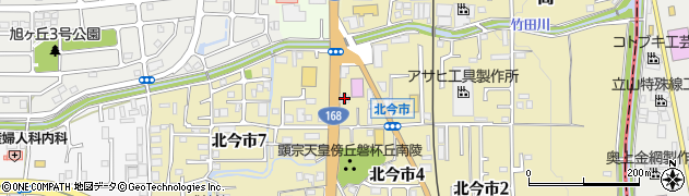 ふぐ政 香芝店周辺の地図
