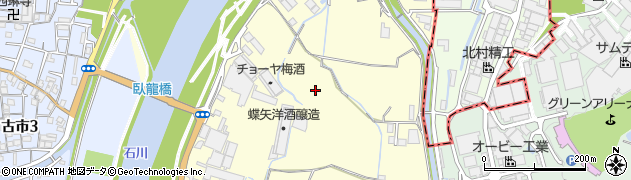 大阪府羽曳野市川向120周辺の地図