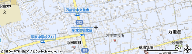 広島県福山市駅家町万能倉1361周辺の地図
