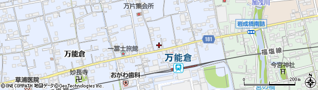 広島県福山市駅家町万能倉152周辺の地図