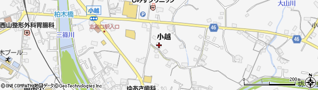 広島県広島市安佐北区白木町小越290周辺の地図