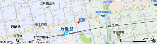 広島県福山市駅家町万能倉19-1周辺の地図