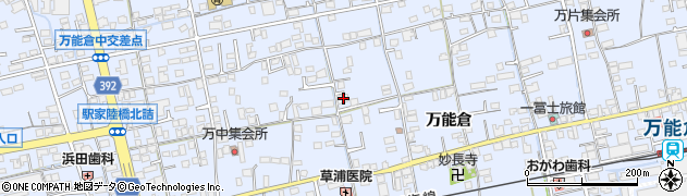 広島県福山市駅家町万能倉707周辺の地図