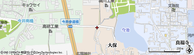 大阪府堺市美原区大保233周辺の地図