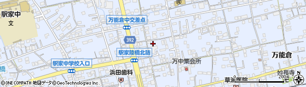広島県福山市駅家町万能倉1360周辺の地図