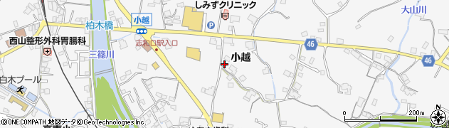 広島県広島市安佐北区白木町小越291周辺の地図