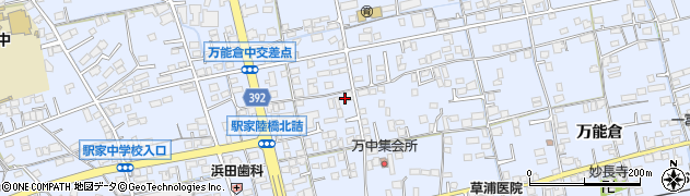 広島県福山市駅家町万能倉1353周辺の地図