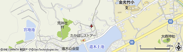 岡山県浅口市金光町占見新田3068周辺の地図