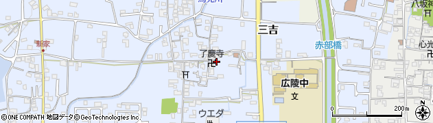 記三上神社周辺の地図