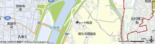 大阪府羽曳野市川向246周辺の地図