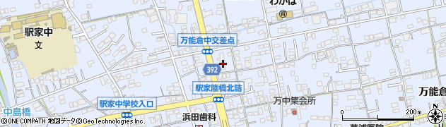 広島県福山市駅家町万能倉1433周辺の地図