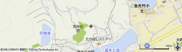 岡山県浅口市金光町占見新田2707周辺の地図