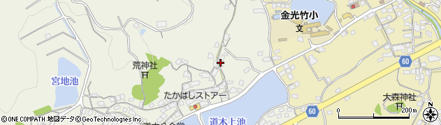 岡山県浅口市金光町占見新田3141周辺の地図