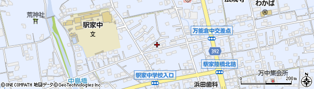 広島県福山市駅家町万能倉1407周辺の地図