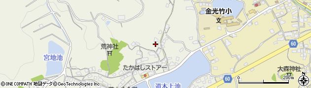 岡山県浅口市金光町占見新田3071周辺の地図