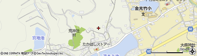 岡山県浅口市金光町占見新田2700周辺の地図