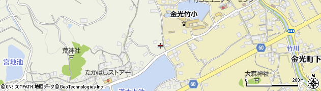 岡山県浅口市金光町占見新田3167周辺の地図