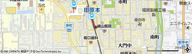 森永牛乳田原本町販売所周辺の地図