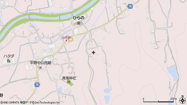 〒720-2116 広島県福山市神辺町平野の地図