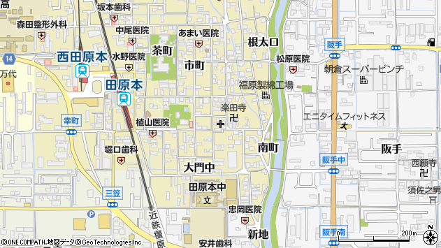〒636-0327 奈良県磯城郡田原本町堺町の地図